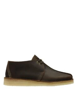 Clarks Originals Desert Trek - Casual Lace-Ups - Braun, Gewachst -Exquisite Shoes d209fab585324075bdead7723ae08f8e