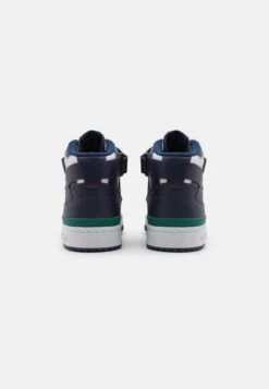 Adidas Originals Forum Mid Unisex - High-Top Trainers - Collegiate Navy/Team Dark Green/Team Collegiate Burgundy -Exquisite Shoes d2b00c57e1d64371b825e69230893613