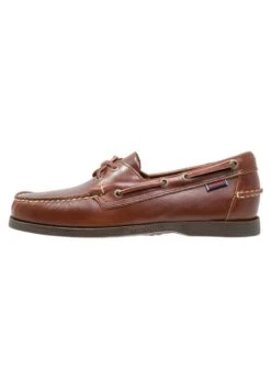 Sebago Docksides Portland Waxed - Boat Shoes - Brown