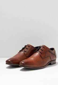Bugatti Morino - Smart Lace-Ups - Cognac -Exquisite Shoes e7ebca2e16514e7d9d90452da96f0840