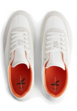 Calvin Klein Jeans Classic Cupsole Su Softny - Trainers - Creamy White/White/Firecracker 9 Calvin Klein Jeans Classic Cupsole Su Softny - Trainers - Creamy White/White/Firecracker -Exquisite Shoes f077faa0d8fa4e7d8bbcfd46ff094f7e
