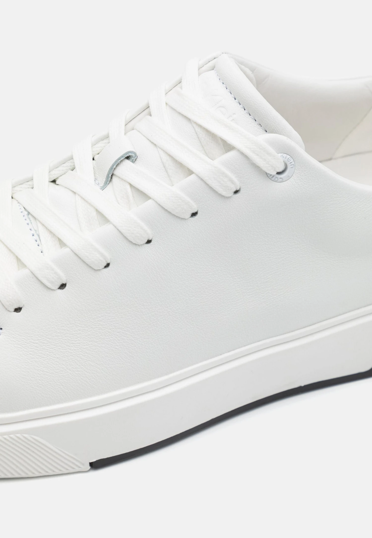 Calvin Klein Lace Up Mono - Trainers - White/Black 8 Calvin Klein Lace Up Mono - Trainers - White/Black - Image 6