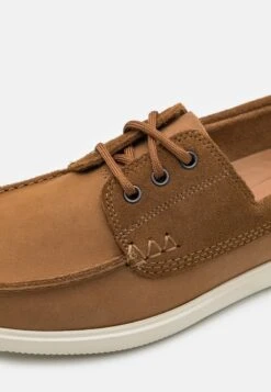 Clarks Bratton - Boat Shoes - Dark Tan -Exquisite Shoes faccb2e8f2d94c978cfd0c6a24afcb59