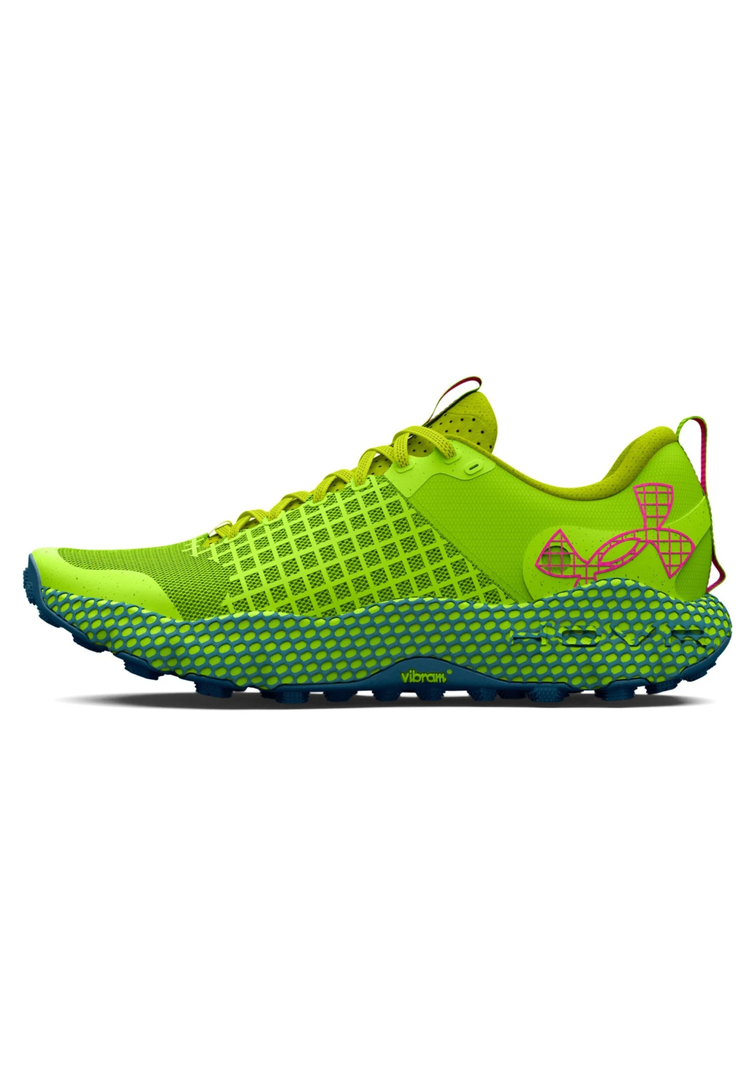 Under Armour Hovr Ds Ridge Tr - Trail Running Shoes - Lime Surge/Velocity/Rebel Pink 3 Under Armour Hovr Ds Ridge Tr - Trail Running Shoes - Lime Surge/Velocity/Rebel Pink